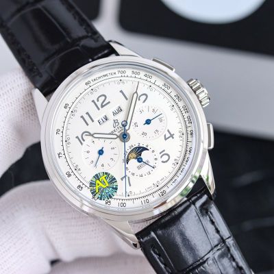 GF Factory Breitling 42MM Sapphire Glass B25 Movement Black Bracelet White Watch